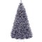 Best Choice Products Pre-Lit Charcoal Gray Christmas Tree, Artificial Full Holiday Decoration w/ Incandescent Lights